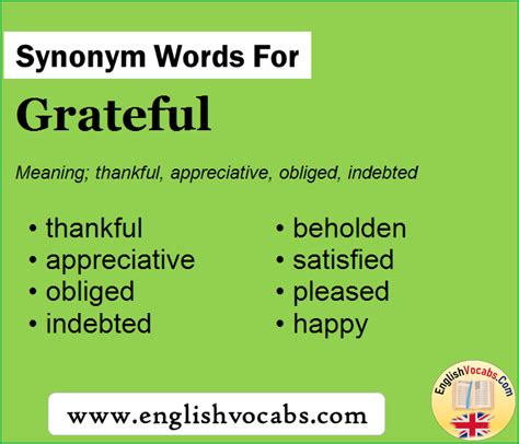 synonyms for grateful.